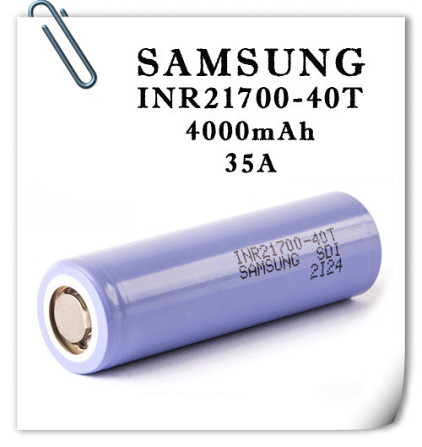 Акумулятор 21700 Samsung INR21700-40T SDI 4000mah високотоковий (Синій) Вінниця - фото 7