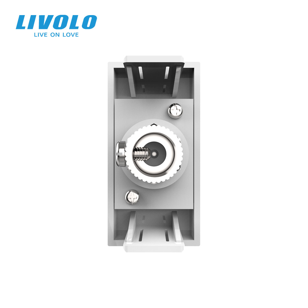 LIVOLO Телевізійна розетка LIVOLO, сіра, модуль 0.5 поста, TV гніздо для антени / ресивера (VL- Коломия - фото 3