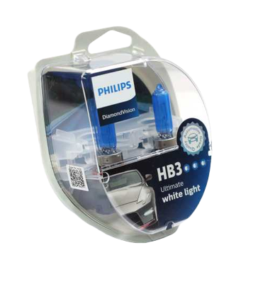 Комплект галогенових ламп PHILIPS HB3305DVS2 DiamondVision 5000 K 65 W 12 V P20d (2 шт.) Харків - фото 1