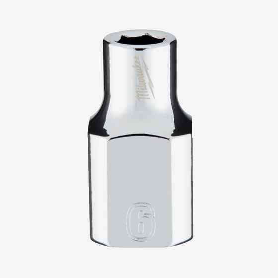 Головка хромированная метрическая 3/8'' MILWAUKEE, 6мм Одесса