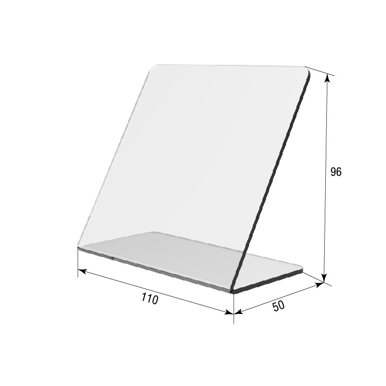 Акриловая подставка EKOSTAR  под QR код 110х110мм Киев - изображение 4
