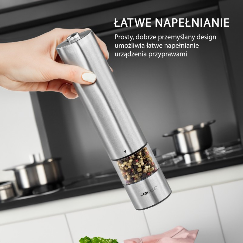 Електричний подрібнювач спецій Clatronic PSM (3004) Нержавіюча сталь Нововолинськ - фото 4