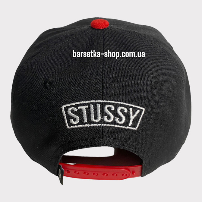 Кепка Stussy черно-красный 52-69(р) Запорожье - изображение 7