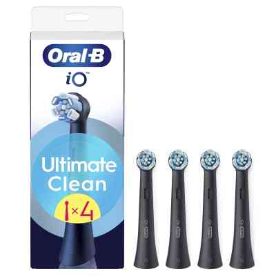 Насадка для зубной щетки Oral-B iO Ultimate Clean Black 4ct (8700216199483) Винница