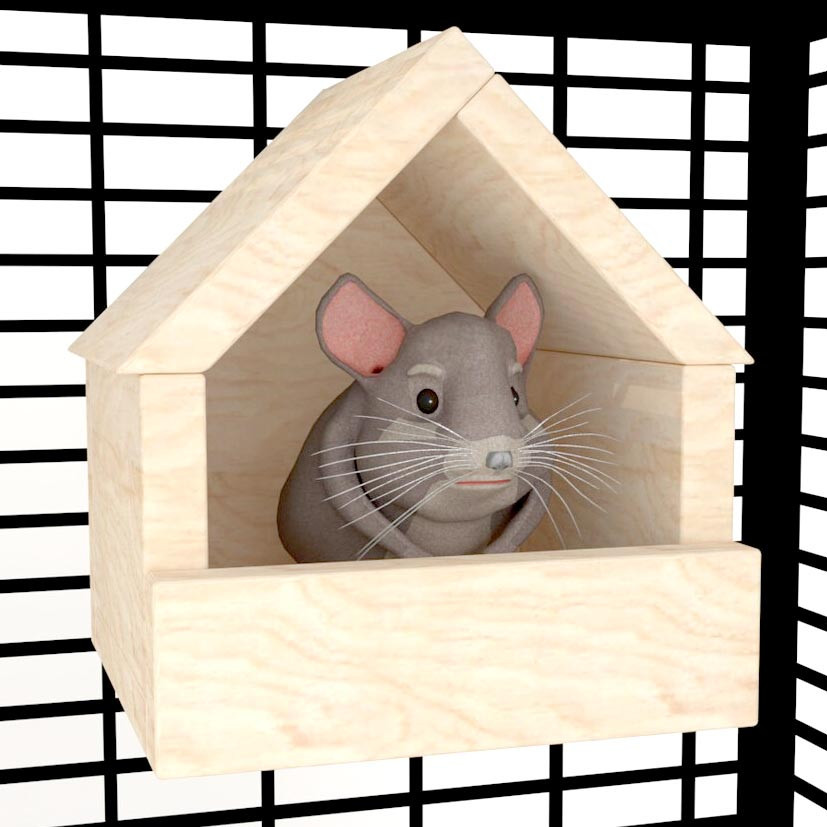 Домик для шиншиллы 