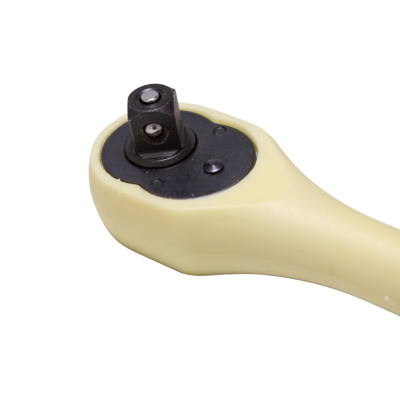 Трещотка реверсивная, двухкомпонентная рукоятка 3/8''(L-195мм, 72зуб) RockFORCE RF-802372 Одесса - изображение 3