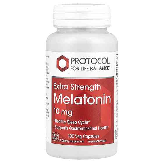 Мелатонін Protocol for Life Balance Melatonin 10 мг 100 рос капс Київ
