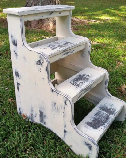 Лавка-сходинка "Салфер" шеббі Миколаїв - фото 1