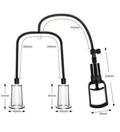 Вакуумная помпа для груди и сосков Men Powerup Passion Pump Львов