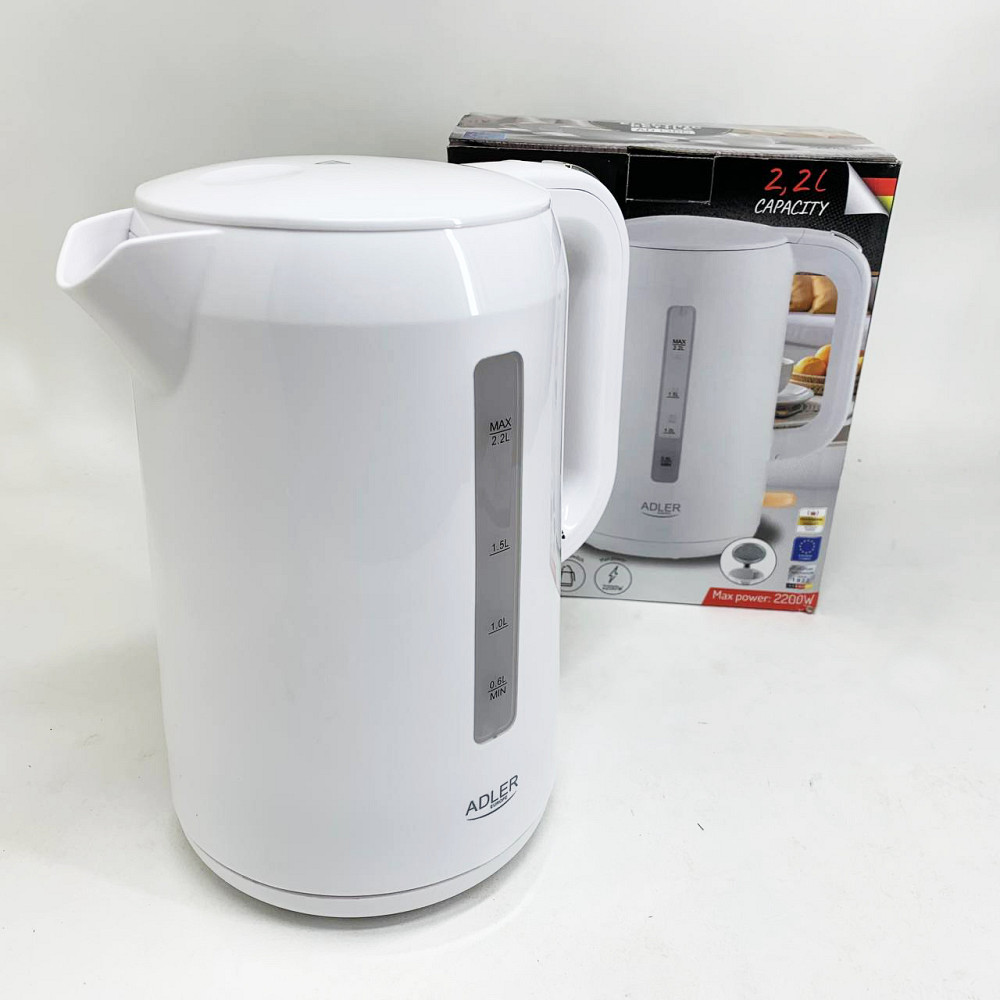 Домашний чайник качественный Adler AD 1386 2.2л 2200Вт, Мощный чайник для кипячения NC-80 Львов - изображение 11