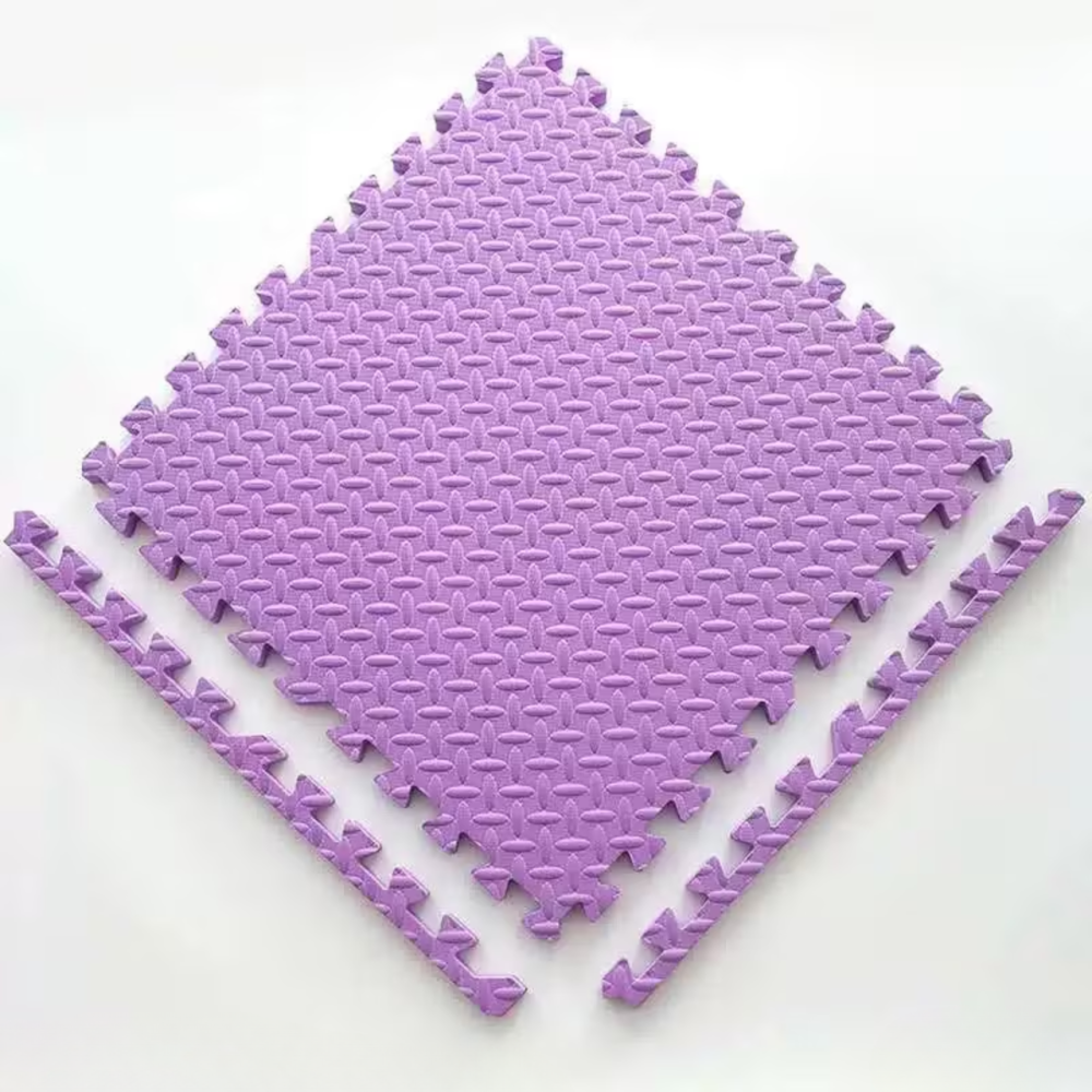 Коврик-пазл напольный, термоковрик,без покрытия,Eva-пены 30 пазлов 60*60 см,площадь покрытия 10,8 м²,толщина 1 см,фиолетовый Каменец-Подольский - изображение 3