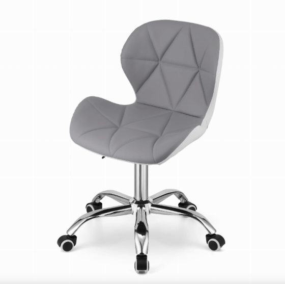 Офісне крісло Leobert Avola сіро-білий Київ