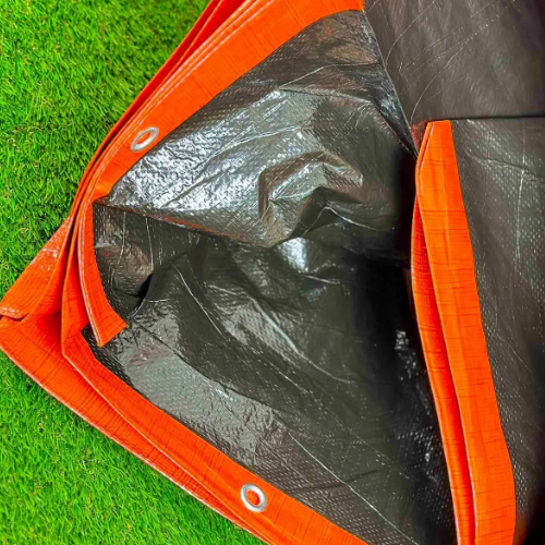 Тент 5*6м 60гр/м2 помаранчово-зелений Plandeka BBC-R Житомир - изображение 3