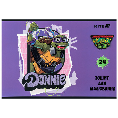 Альбом для малювання Kite Ninja Turtles, 24 аркуша (NT25-242) Вінниця - фото 2