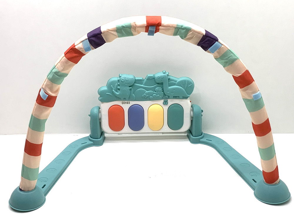 Килимок дитячий музичний у комплекті 5 іграшок підвісок Блакитний (105) Чернігів - фото 5