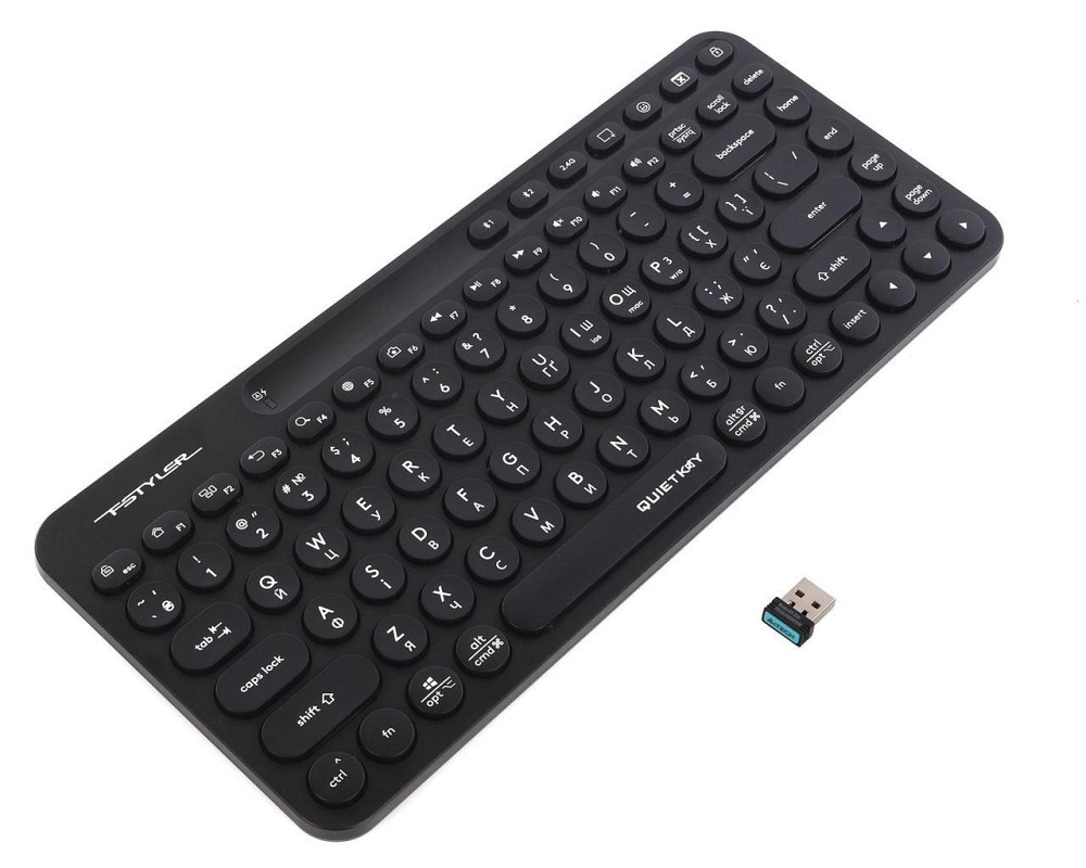 Клавіатура бездротова A4Tech FBK36C AS Black Чорний Харків - фото 4