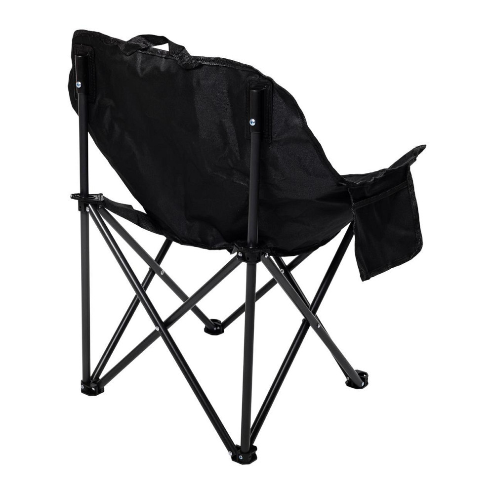 Крісло розкладне туристичне 47х58х70 см з кишенею Чорне SJ-0056-1 Київ - фото 4
