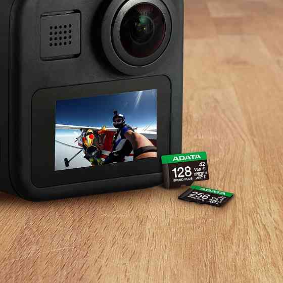 Карта пам'яті microSDXC (UHS-1 U3) A-DATA SPEED PLUS 256Gb Class 10 V30 A2 (R-180Mb/s W160Mb/s) (adapter SD) Одеса