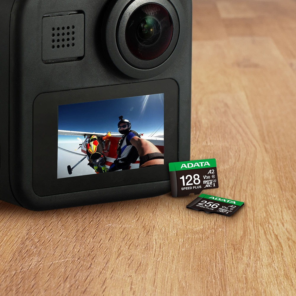Карта пам'яті microSDXC (UHS-1 U3) A-DATA SPEED PLUS 256Gb Class 10 V30 A2 (R-180Mb/s W160Mb/s) (adapter SD) Одеса - фото 4