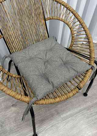 Подушка для стільців (38x38х5 см) Decorator Мальмо колір сірий 84-110 Київ