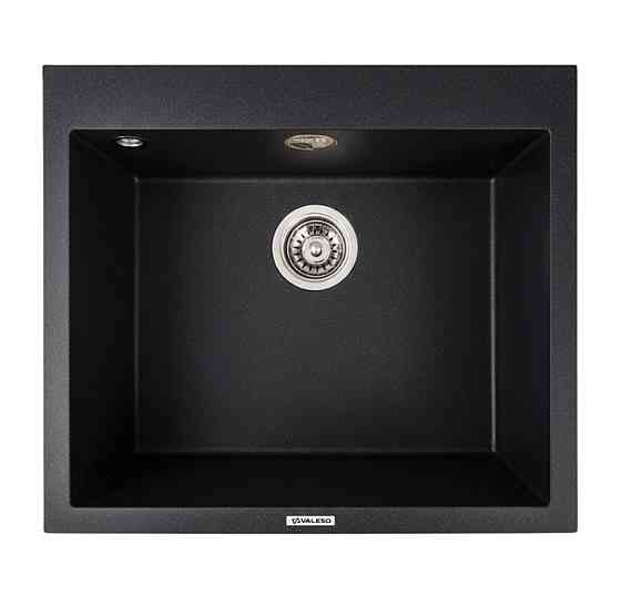 VALESO Кухонна гранітна мийка 5750 DAVINA VALESO чорний металік Коломия