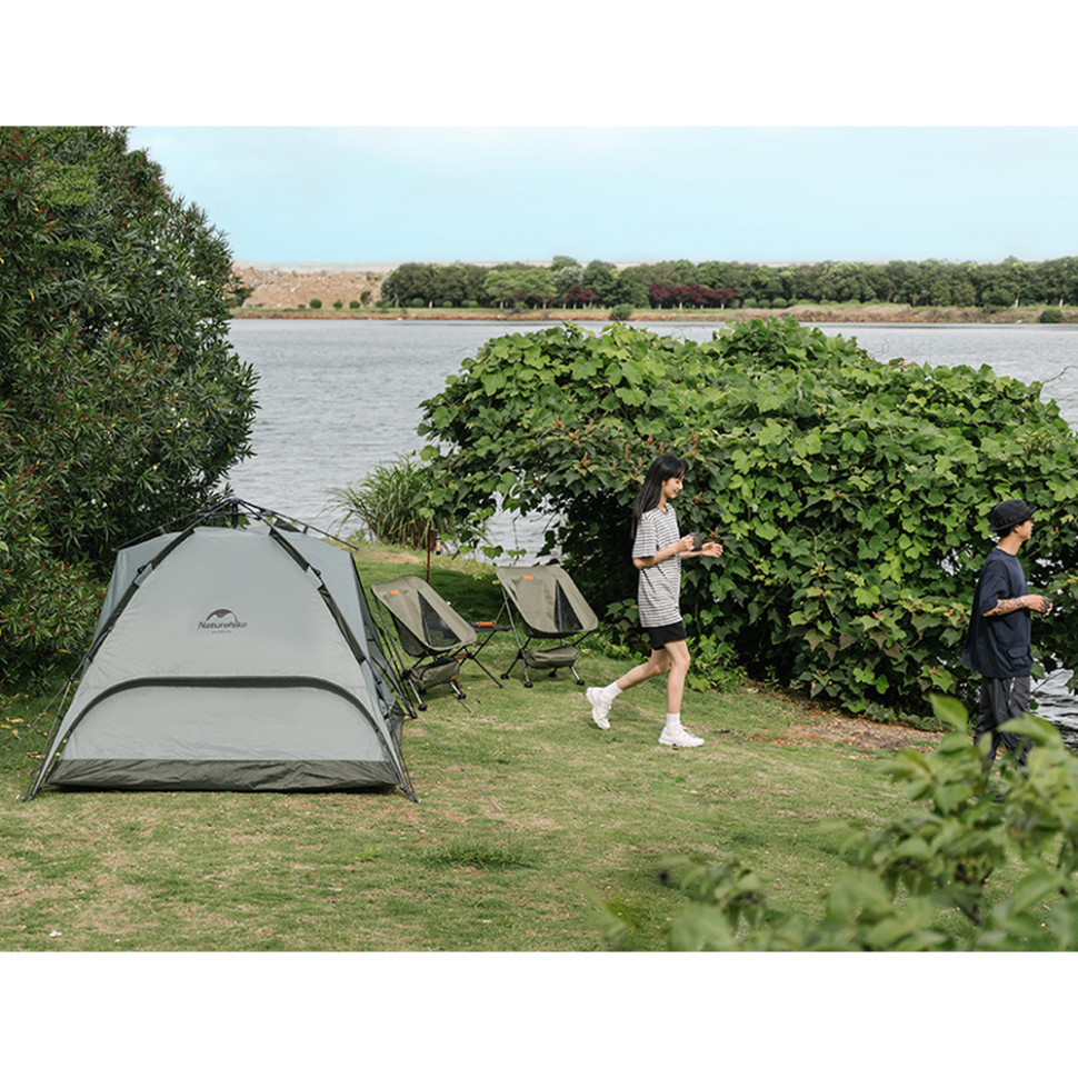 Намет тримісний автоматичний Naturehike NH21ZP008, оливково-зелений Київ - фото 10