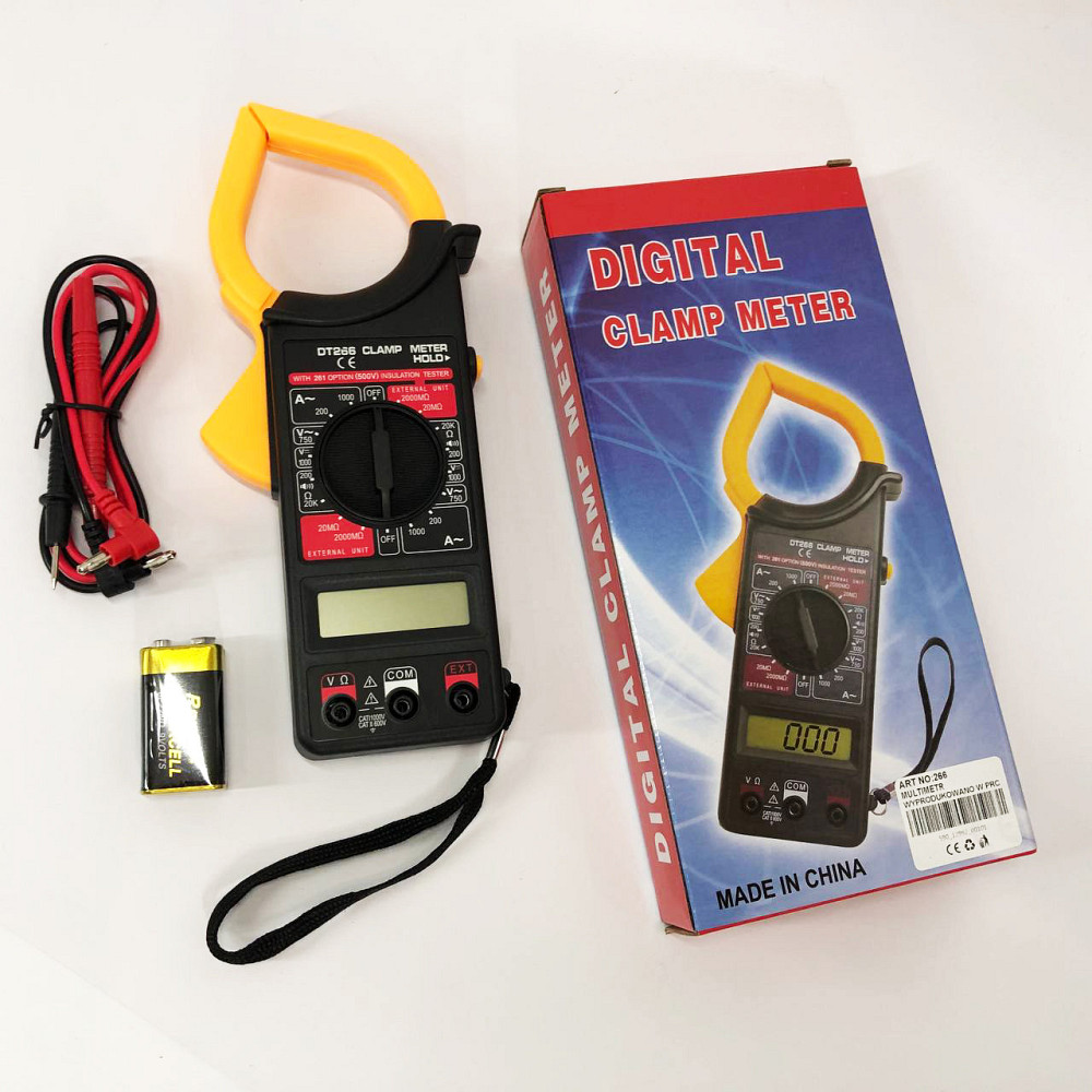 Тестер напруги цифровий Digital DT-266, Тестер для електрика, Мультиметр цифровий AY-213 тестер амперметр Київ - фото 4