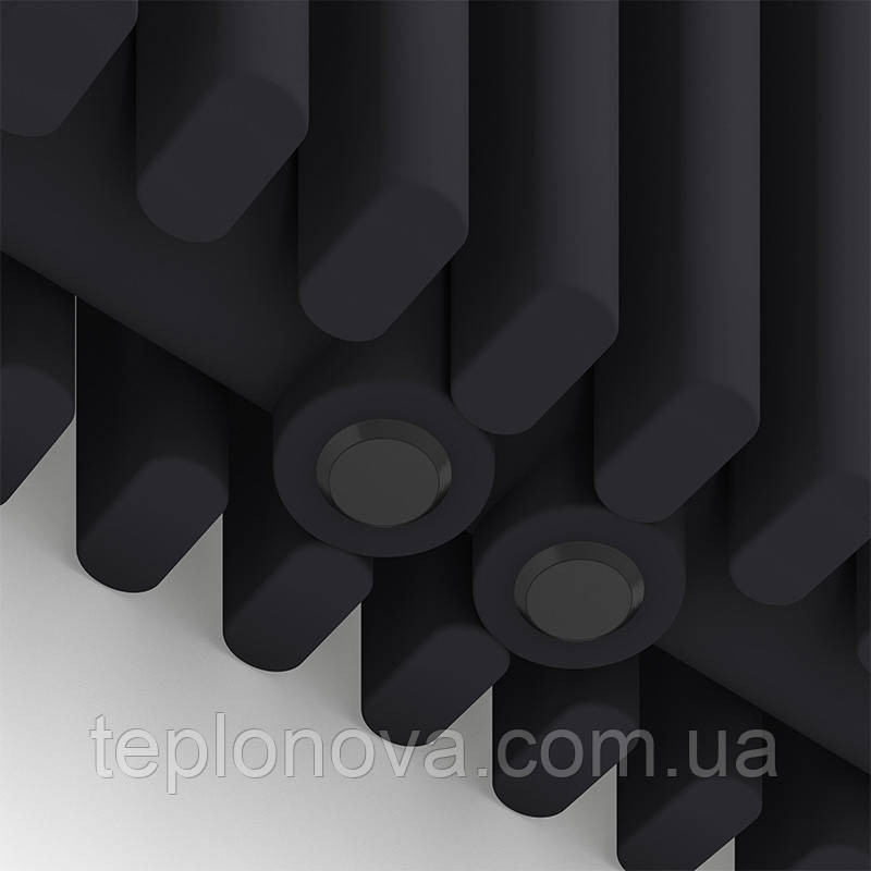 Дизайнерский радиатор 1800/560 (мм) черный мат IDEALE GIULIA (универсальное подключение) 12 20/1800/560 Черновцы - изображение 3