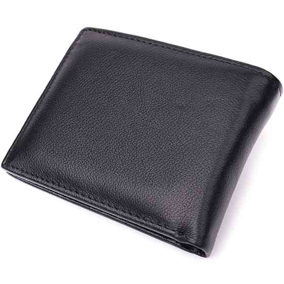 Кошелек-зажим из натуральной кожи ST Leather 22476 Черный Киев