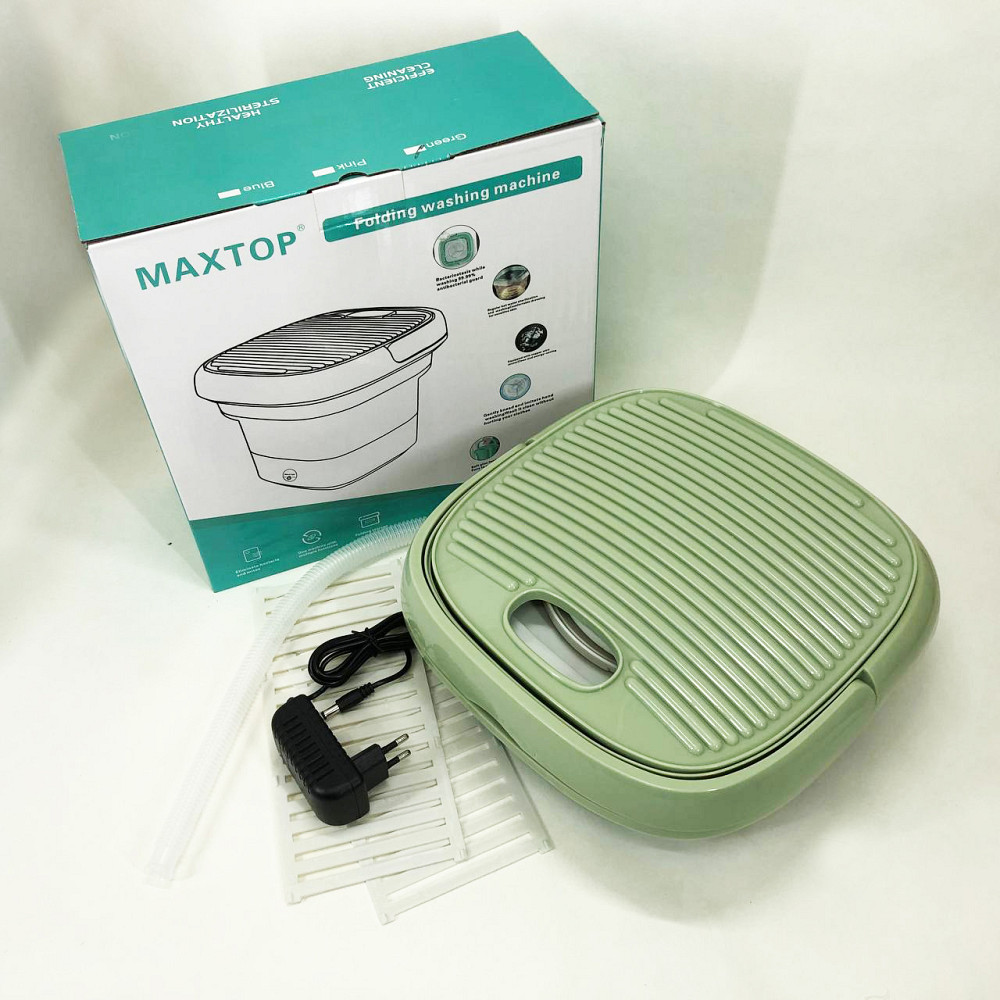 Пральна машина для дачі MAXTOP, Міні пральна машина для шкарпеток Складна XY-48 Львів - фото 3