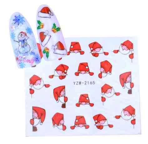 Новорічні наклейки на нігті Київ