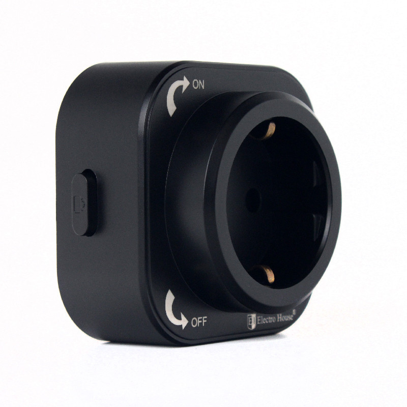 Розетка трековая с заземлением 16A, Unique Elegance Pandora Black Днепр - изображение 4