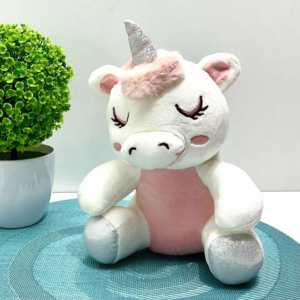 Рюкзак з м'якою іграшкою Єдиноріг 1 відділення 20см Малиновий (FG24032735B) Чернігів - фото 7