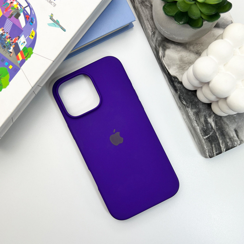 Чохол для смартфона Silicone Full Case AA Open Cam for Apple iPhone 16 Pro 22,Dark Purple Киев - изображение 6