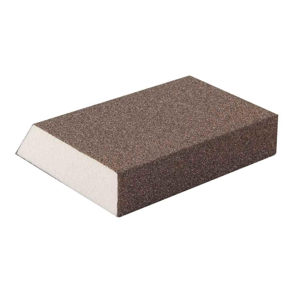 Губка шлифовальная четырехсторонняя угловая 110×90×25мм P100 SIGMA (9130461) Киев - изображение 1