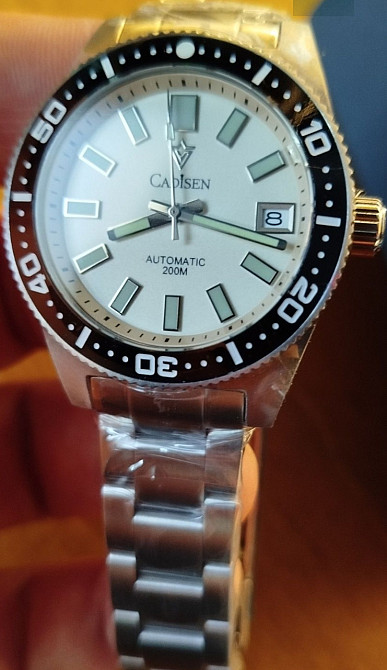 Часы Cadisen Submariner NH35 38mm дайвер. Киев - изображение 8