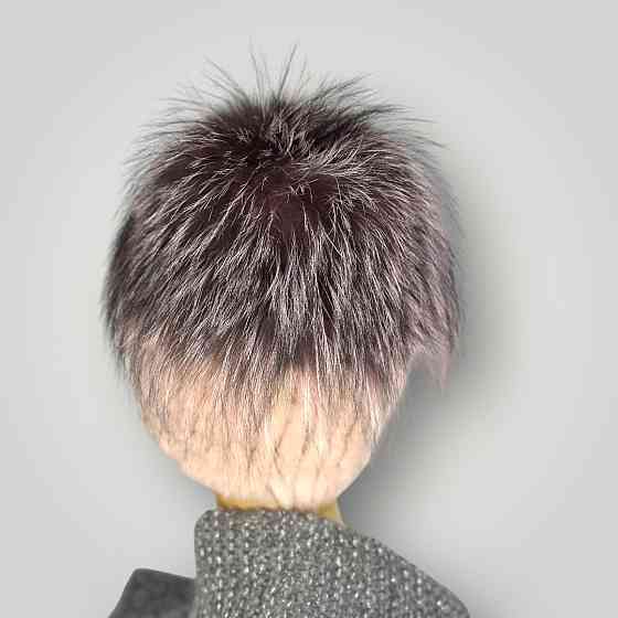 Шапка меховая женская Ника Пудровый Харьков