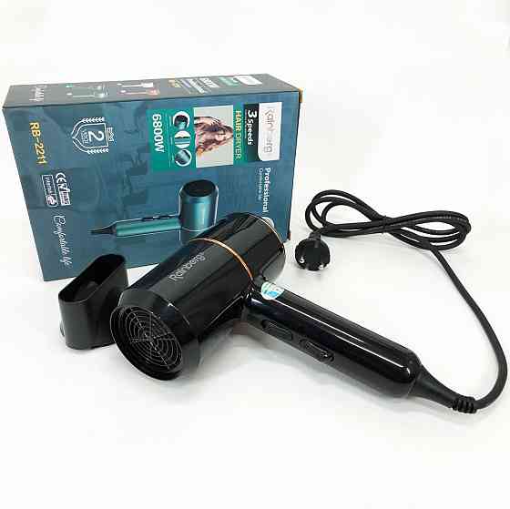 Фени для сушіння волосся Rainberg RB-2211, Сучасний фен для волосся Портативний фен сушіння QS-54 Львів