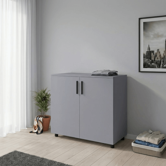 Комод Doros Торн Сірий 2 ДСП 90х51.6х80 (DRS-012090) Дніпро