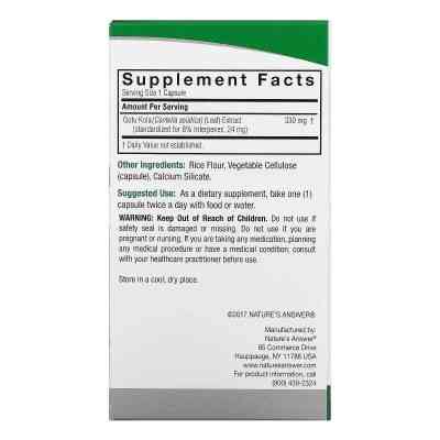 Вітамінно-мінеральний комплекс Nature&apos;s Answer Готу колу, 330 мг, Gotu Kola, Healthy Immune Support, 60 вегетаріанських до (NTA-16393) Вінниця