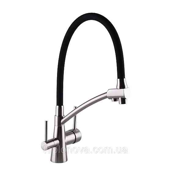 Смеситель для кухни под осмос Globus Lux LAZER GLLR-0700-8-STSTEEL Черновцы