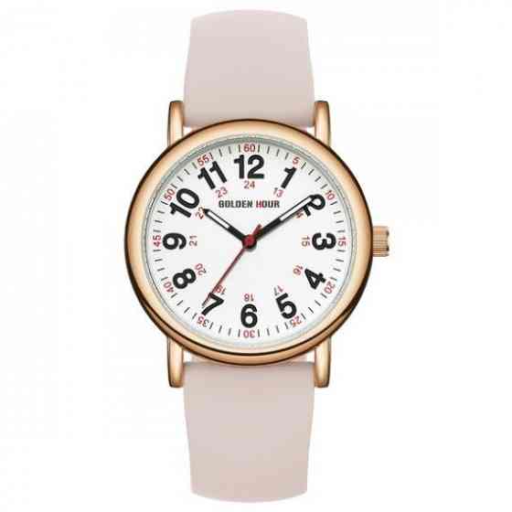 Наручные кварцевые часы GoldenHour Trend (Розовый) Винница