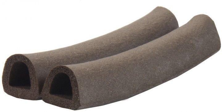 Гумовий ущільнювач самоклеючий D 12х10 (50м) Коричневий Павлоград - фото 2