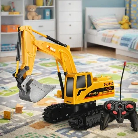 Детский гусеничный экскаватор RC на пульте 2.4 GHz, 5 каналов, 360°, подвижный ковш, аккумулятор 3.7 В Киев