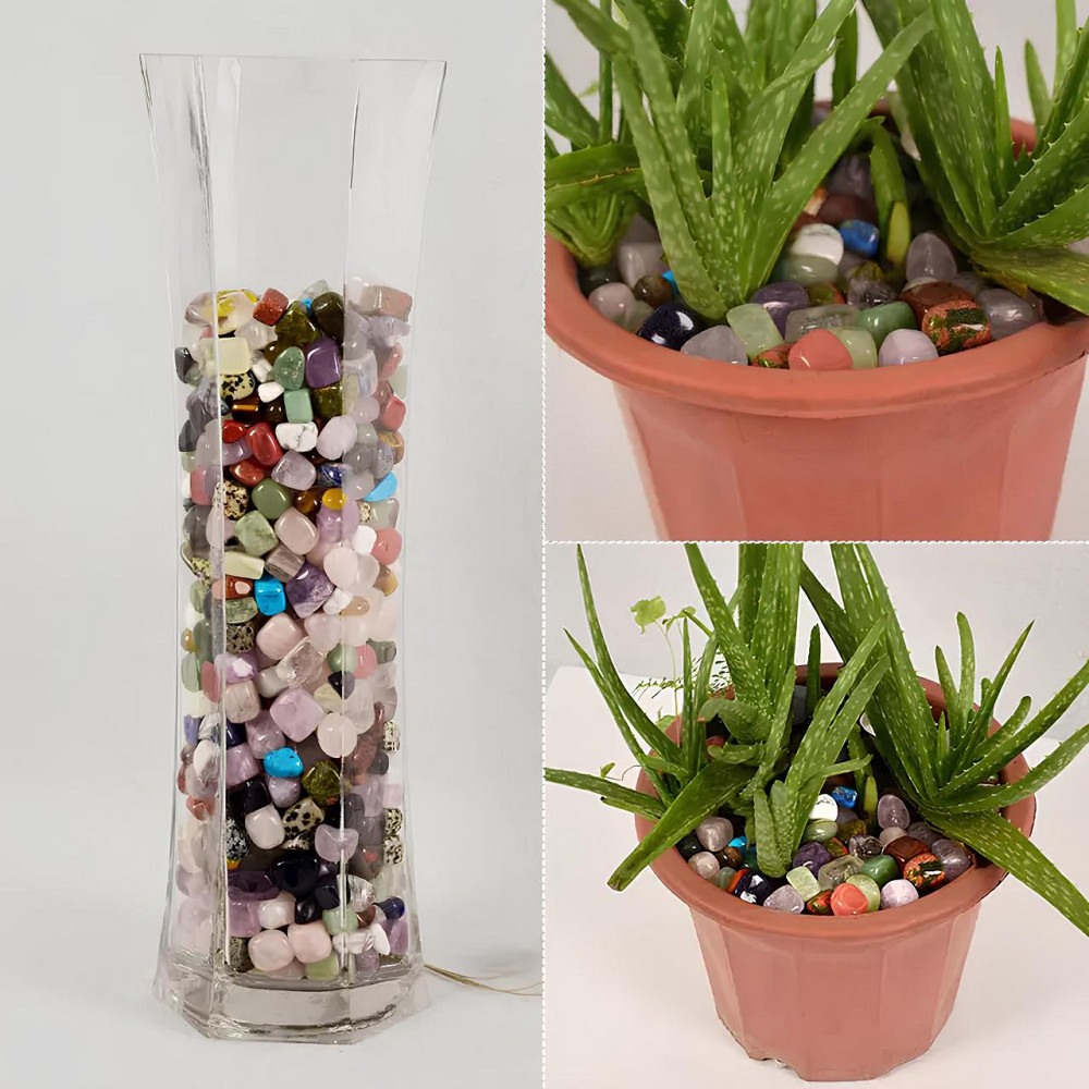 Набір з десяти натуральних каменів RESTEQ — напівдорогоцінні кристали з енергетичним впливом для дому, медитації та подарунка Київ - фото 4