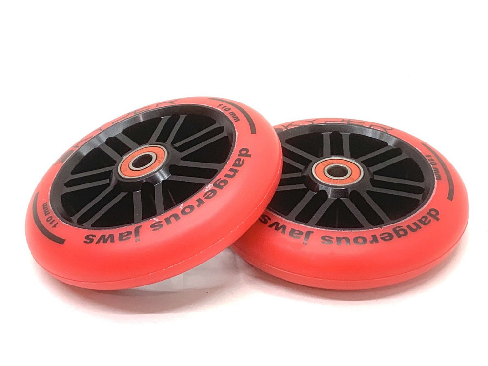Колеса для трюкового самокату Skyper 2шт 110 мм PU Червоний (WL-0040-110) Чернигов - изображение 3