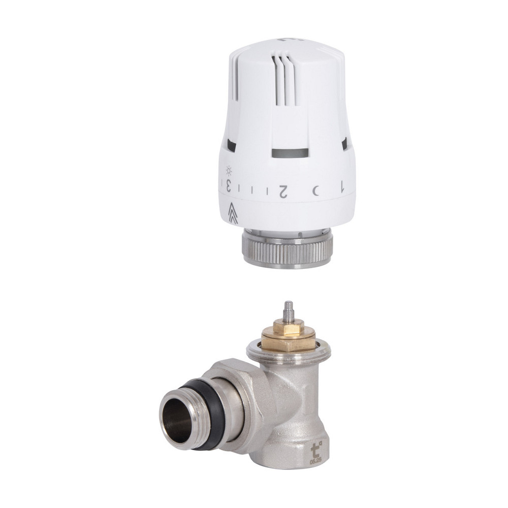 Термостатичний набір Thermo Alliance Standart кутовий 1/2" TAS352W15 Київ - фото 4