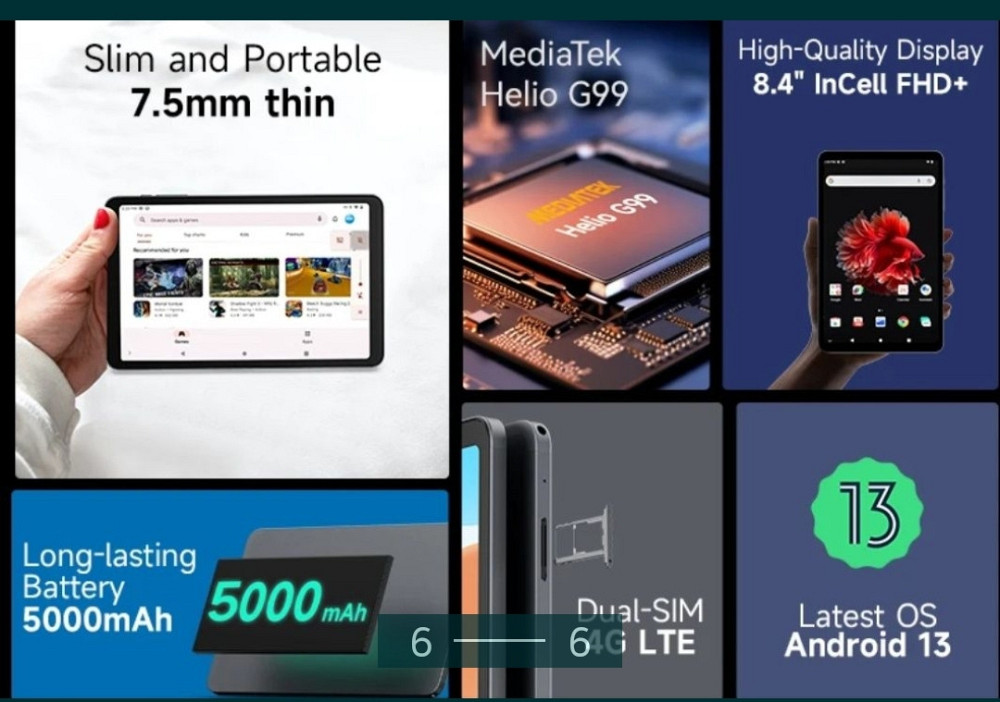 Планшет: iPlay 50 mini Pro / G99/ 8/128Gb.Новый Киев - изображение 6