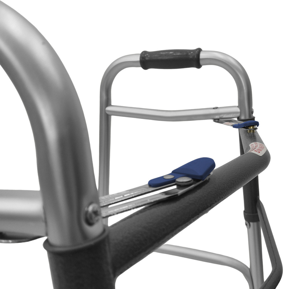 Ходунки складані з двома кнопками, сталеві Doctor Life 12850/ST Дніпро - фото 3