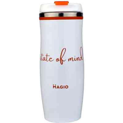 Термочашка Magio State of Mind 400 мл Біла (MG-1038) Винница
